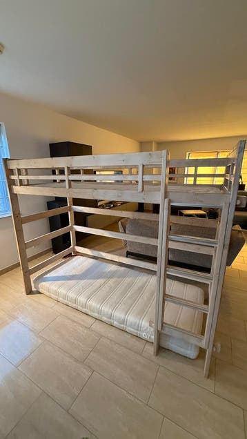 Gratis Bed: Life-Time Classic (hoog)slaper 90x220