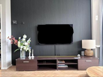 Dubbele tv-kast met opbergruimte