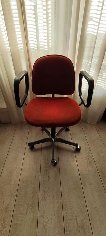 Comfortabele Bureaustoel - Rood/Oranje