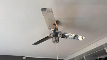 Plafondventilator - Chroom