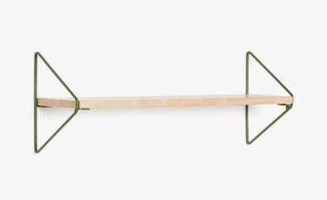 Kinderkamer wandplankje 51 cm - Roze ophangsysteem