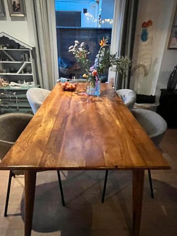 GRATIS Acacia houten eettafel 90x 200