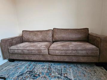 Stevige bruine bank Profijt Meubels - 230cm