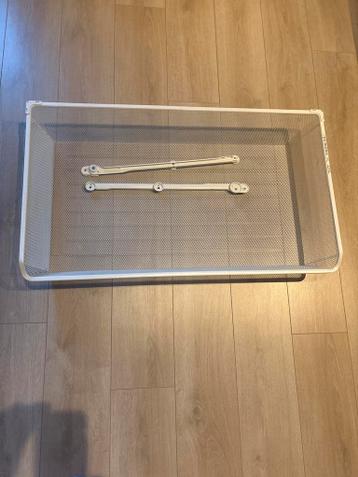 IKEA KOMPLEMENT Fijn draadmand wit 100x58 cm