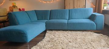 Turquoise hoekbank GRATIS