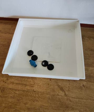 Water overloop bak voor wasmachine plus toebehoren.