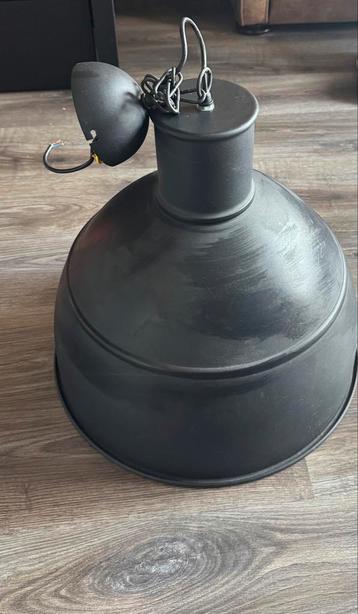 Industriële hanglamp - Zwart metaal