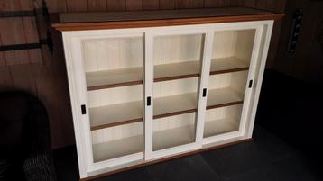 Bovenste deel Richmond buffetkast met glazen schuifdeuren