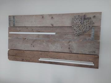 Steigerhouten wanddecoratie
