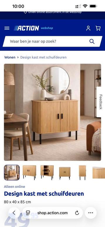 Designkast action nieuw