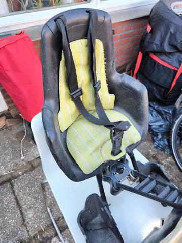 Gebruikt fietsstoeltje met windscherm