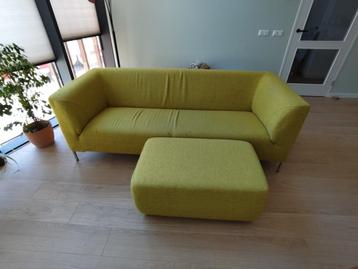 Groene bank met poef - gratis