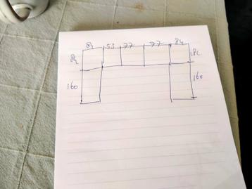 Grijze modulaire bank - 7 elementen, diverse opstellingen