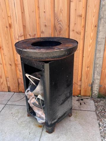 BBQ 3 in 1 vuurkorf en tuinhaard teppanyaki bakplaat