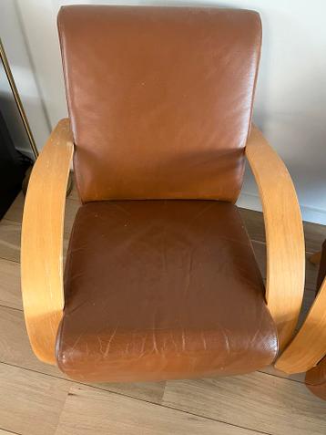 Leder look stoelen gratis af te halen