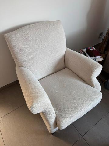 Comfortabele Crèmekleurige Fauteuil
