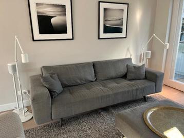 GRATIS OPHALEN: grijze 3-zitsbank