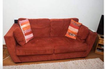 GRATIS!! Bordeaux bank met twee zitplaatsen