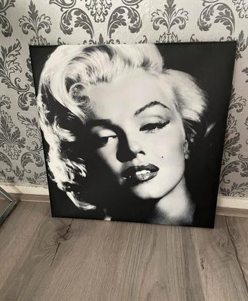 Marilyn Monroe canvas schilderij (Gratis)
