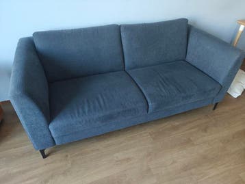 Tweepersoonsbank blauw