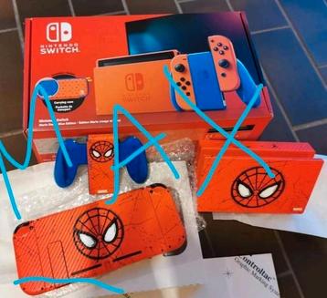 Marvel Spider-Man Nintendo switch Mario limited ed. | Custom
