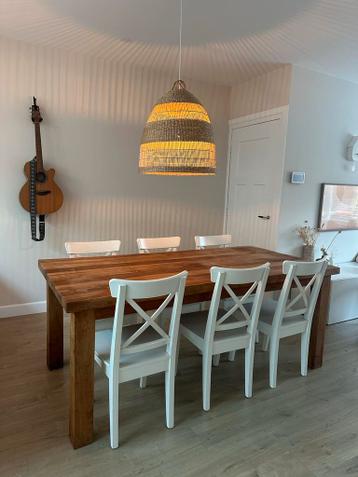 6 Ikea Ingolf stoelen - gratis af te halen