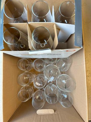 Verschillende wijnglazen