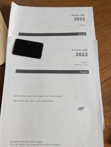 VWO Examen Engels 2022 +Eindexamenbundel 23-24
