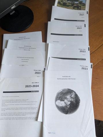 Aardrijkskunde VWO Examenopdrachten 2021-2024