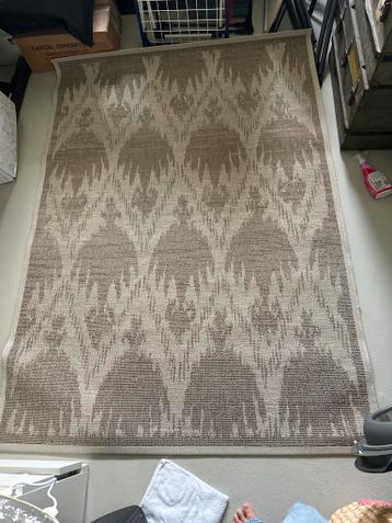 Modern Vloerkleed 160x230 cm - Beige/Grijs Patroon