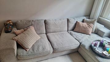 Loungebank, 3 meter breed, met lichte gebruikssporen