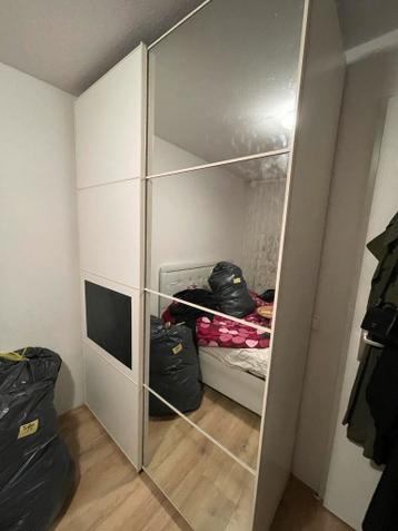 IKEA Pax kledingkast wit met spiegeldeur