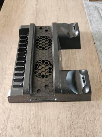 PS4 Cooler, Oplader & Opslag voor Games - Alles-in-één