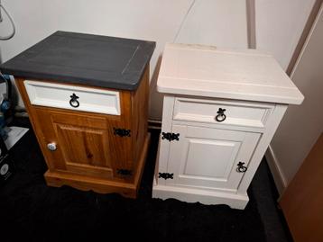 GRATIS 2 Mexicaans grenen nachtkastjes