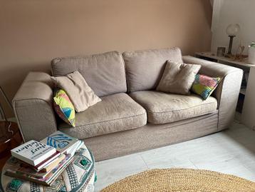 GRATIS Grijze bank 2,5 zits - 195 cm