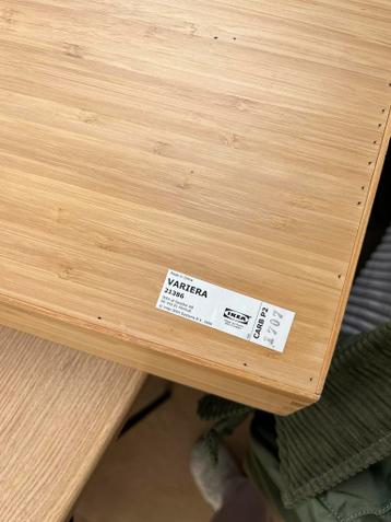 IKEA VARIERA lade-organizer van bamboe