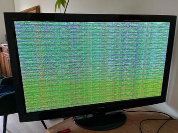 Gratis Panasonic 50 inch TV - kapot, voor de handige klusser