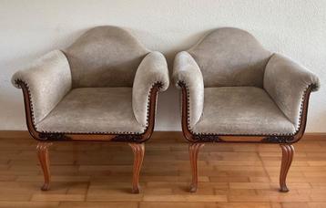 Set van 2 stijlvolle fauteuils