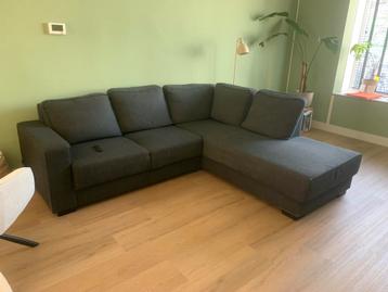 Hoekbank - Grijs Stof