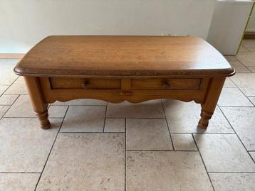 Eikenhouten salontafel