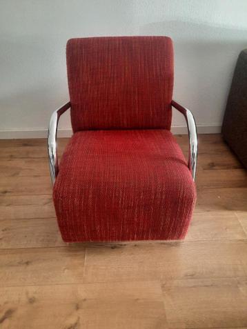 Gratis af te halen: Rode fauteuil, 15 jaar oud, goede staat