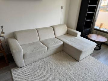 Hoekbank beige 260x160x80 - Comfortabel en Ruim