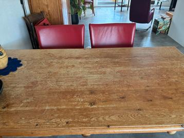 Eettafel, 160 lang x 85 cm breed