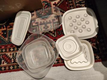 Guzzini bakjes en deksels Tupperware