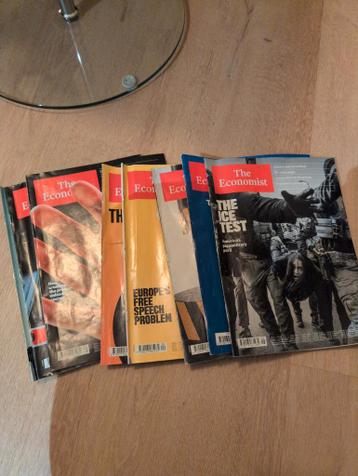 Stapel The Economist tijdschriften