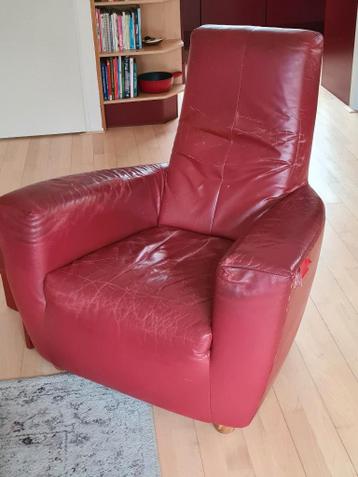 2 fauteuils en hocker, longa van G vd Berg