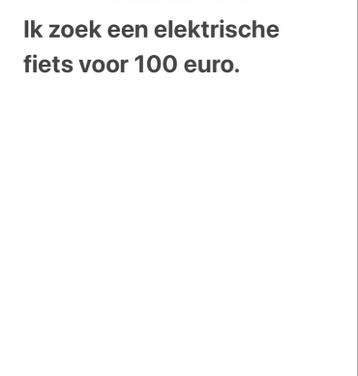 Looking for E-Bike for 100 euro to buy