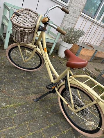 Kinderfiets spirit  22 inch beige heel tijgerprint gebruikt