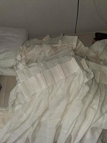 2x Vitrage, beige, 1.83m lang, 1.44m breed