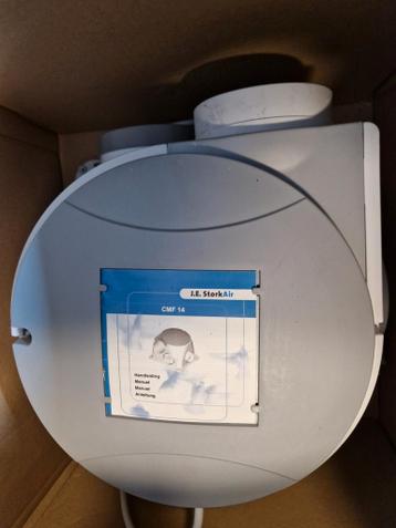 Mechanische ventilatie StorkAir CMF 14, werkt prima